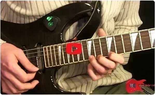 Sample guitar lesson video